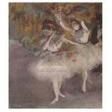 Two Dancers Entering The Stage Poster Print