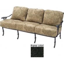 Suncoast Olympia Deep Seating Cast Aluminum Sofa - Ebony