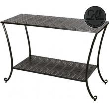 Windham Castings Accessories Woven Console With Roll Leg Frame Only, Black