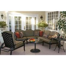 Darlee Nassau Cast Aluminum Patio Lounge Set