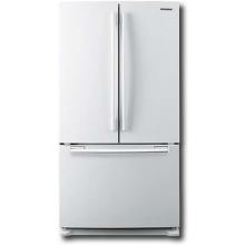 Samsung 33 InchW, 20 CuFt. French Door White Refrigerator With Power Freeze And Int Filtered Ice