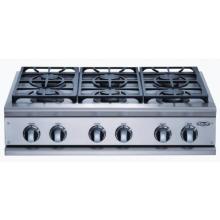 DCS Professional Gas Cooktop 36 Inch Natural Gas Cooktop By Fisher Paykel - CP-366