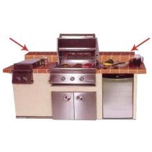 BBQ Guys Square Raised Bar 7 Foot