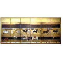 Horses And Grooms Poster Print