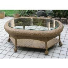 North Cape Catalina Resin Wicker Coffee Table - Walnut