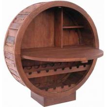 Teak Wood Trail Boss Wine Cabinet / Bar