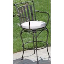 Alfresco Home Classico Swivel Bar Chair With Factory Supplied Cushion