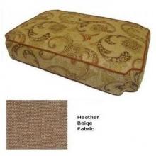 Meadow Decor Ottoman Cushion Heather Beige Fabric (Use With Huntington Style)