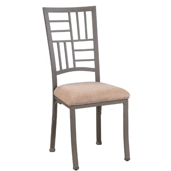 Powell Furniture - Trent Light Textured Bronze Bistro Dining Side Chair, 19-1/8 Inch Seat Height - 2 Pcs In 1 Carton - 249-464