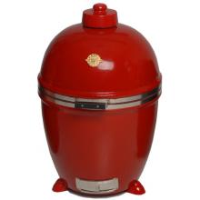 Grill Dome Large Charcoal Grill Infinity Series BBQ Grill With Stainless Auto Hinge - Red
