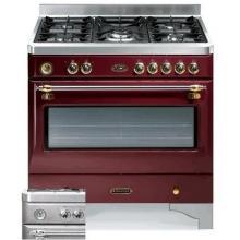 Fratelli Onofri Royal Chiantishire Dual Fuel Range, 120V - Hammered Steel/Chrome
