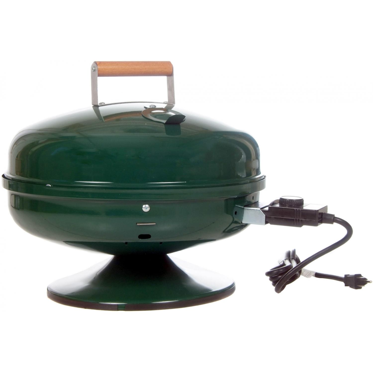 Meco Electric Grills - 2120 Lock-N-Go Portable Electric BBQ Grill - Green 
