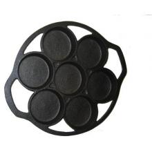 Seasoned Cast Iron Drop Biscuit Pan - 7 Hole