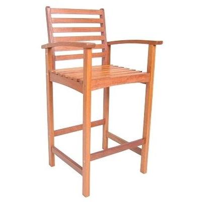Eden Outdoor Living New England Keruing Wood Bistro Chair