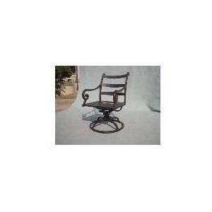 Darlee Laguna Cast Aluminum Swivel Rocker Chair With Cushions by Darlee