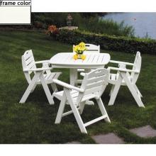 Poly-Wood Nautical Recycled Plastic Wood Dining Set