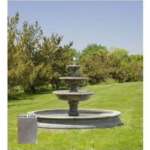 Campania Newport Fountain - Greenstone Finish