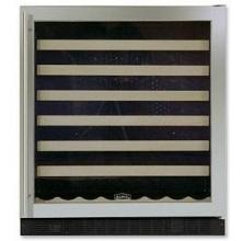 Marvel 68 Bottle Wine Cooler, Black Cabinet W/ Overlay Glass Door Frame