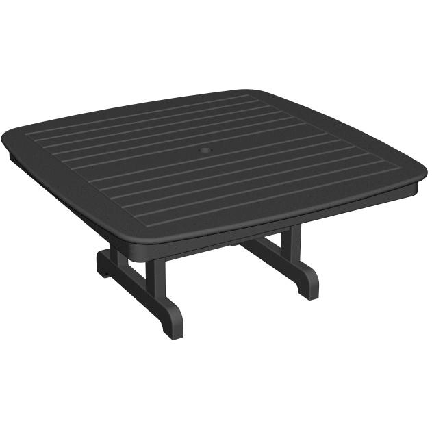 Poly-Wood Recycled Plastic Wood Nautical Conversational Table - 44 Inch Square