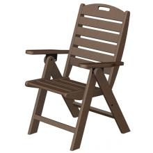 Poly-Wood Recycled Plastic Wood Nautical High Back Chair