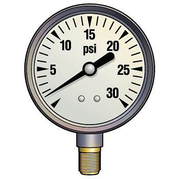 Hurricane Products 0-60 PSI Pressure Gauge