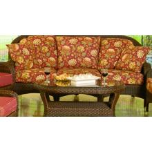 Shade Trends Veranda Woven Sofa With Aquamarine Fabric