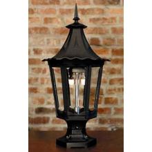 Gaslite America GL1400 Cast Aluminum Manual Ignition Natural Gas Light With Open Flame Burner And Pedestal Mount