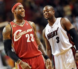 LeBron James and Dwyane Wade