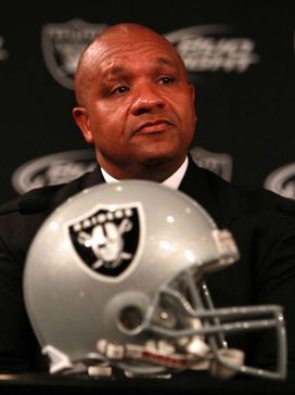 HUE JACKSON hopes to have a long career with the Raiders.