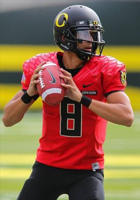 Marcus Mariota, Oregon too much for UA football to handle