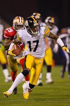 Mike Wallace Signed Steelers 8x10 Photo (PSA)