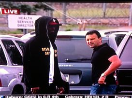 Plaxico Burress and Drew Rosenhaus