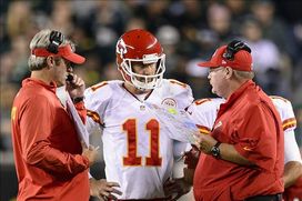 Andy Reid and Alex Smith