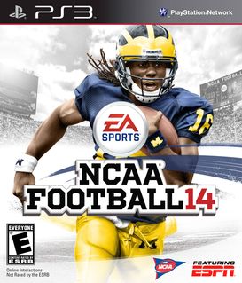 ncaa 14 denard robinson cover