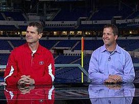 Jim and John Harbaugh