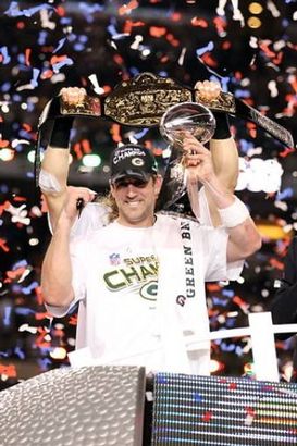 Green Bay Packers 2011 Aaron Rodgers Super Bowl NFL championship