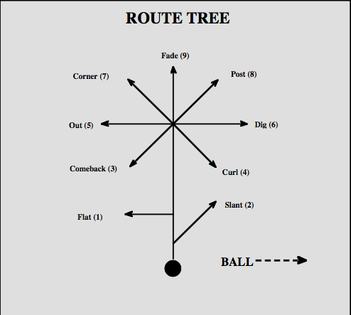 A useful graphic for knowing your WR routes : r/nfl