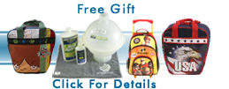Free Bowling Gifts with purchase