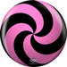 Viz-A-Ball Spiral Pink/Black