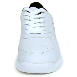 Circle Mens Athletic White Bowling Shoe 10 1/2