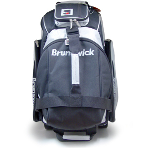 Brunswick Stealth Double Roller Bowling Bag Black/Navy