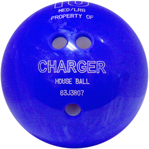 Charger House Ball Urethane Drilled Bowling Ball 9 LB