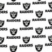 SewSavvy Oakland Raiders Shoe Cover White Image