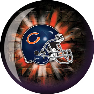 Viz-A-Ball Chicago Bears 2007 Bowling Ball 10 LB