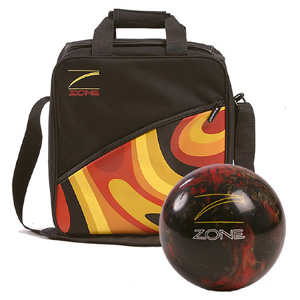Brunswick Target Zone Swirl Single Bowling Bag Pink