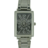 Watches - big number womens black watch Image.