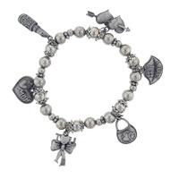 Bracelets - i love mom charm bracelet Image.