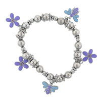Bracelets - flower charm bracelet Image.