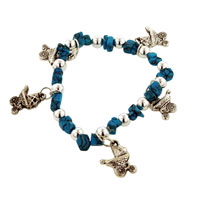 Bracelets - baby carriage charm bracelet Image.