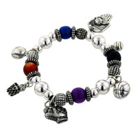 Bracelets - baseball sports charm bracelet Image.